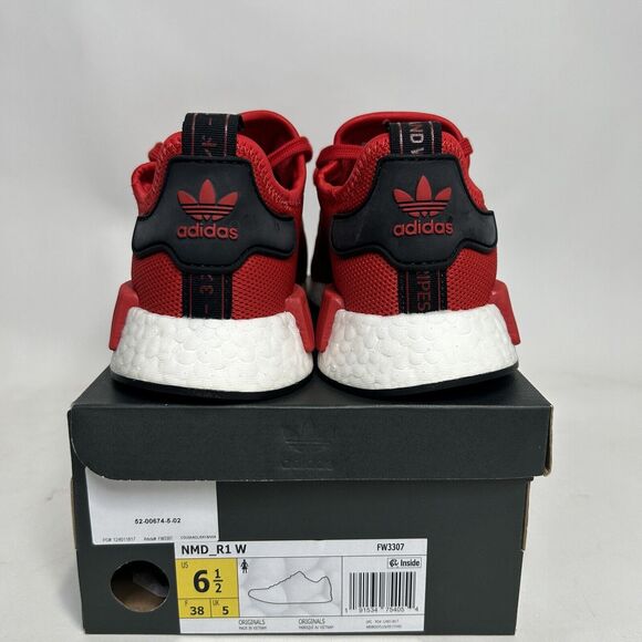 Adidas NMD_R1 Boost Mesh “Clear Red Black” 2024 - Picture 3 of 5
